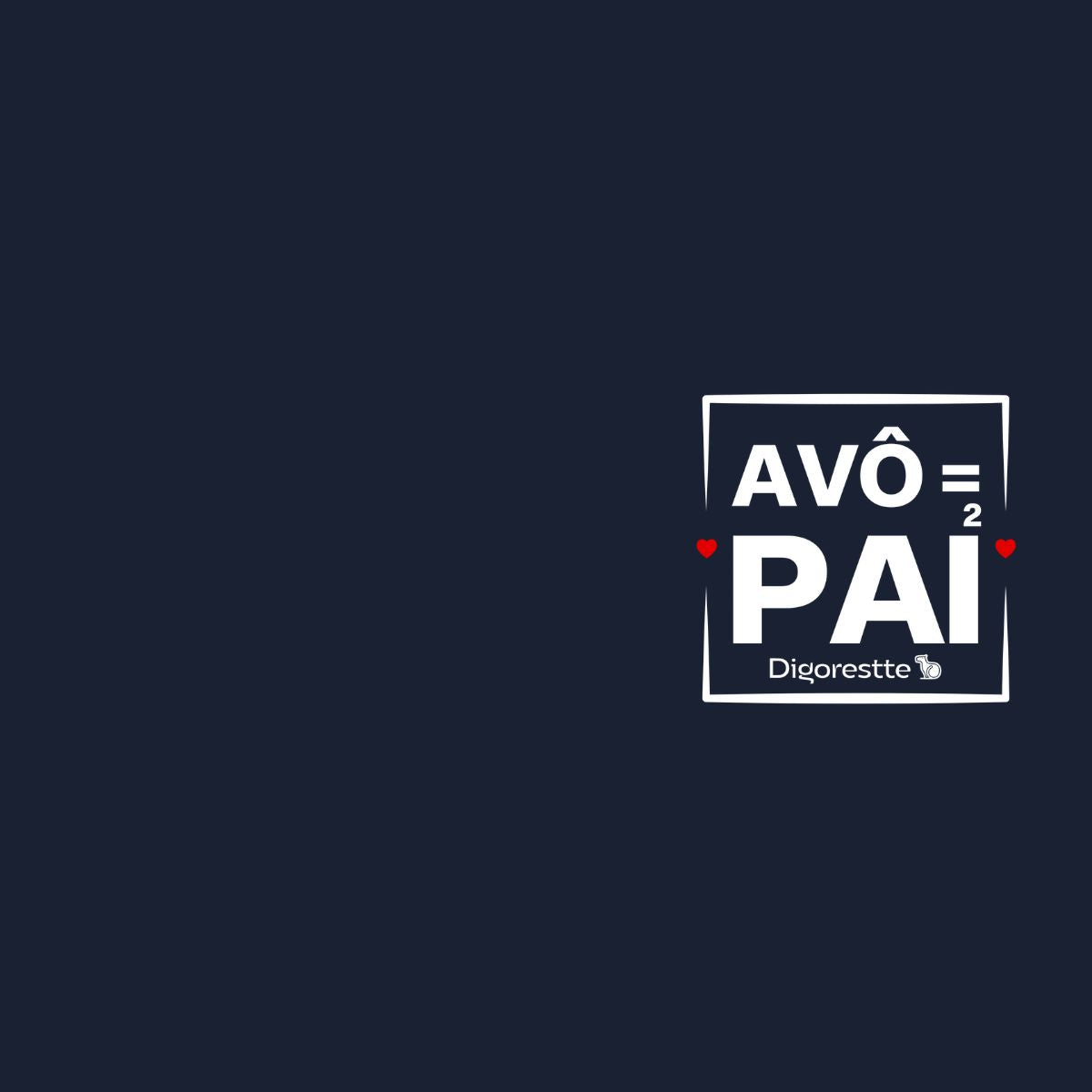 MOLETOM SUÉTER AVÔ É PAI AO QUADRADO