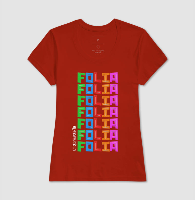 CAMISETA CARNAVAL FOLIA FOLIA