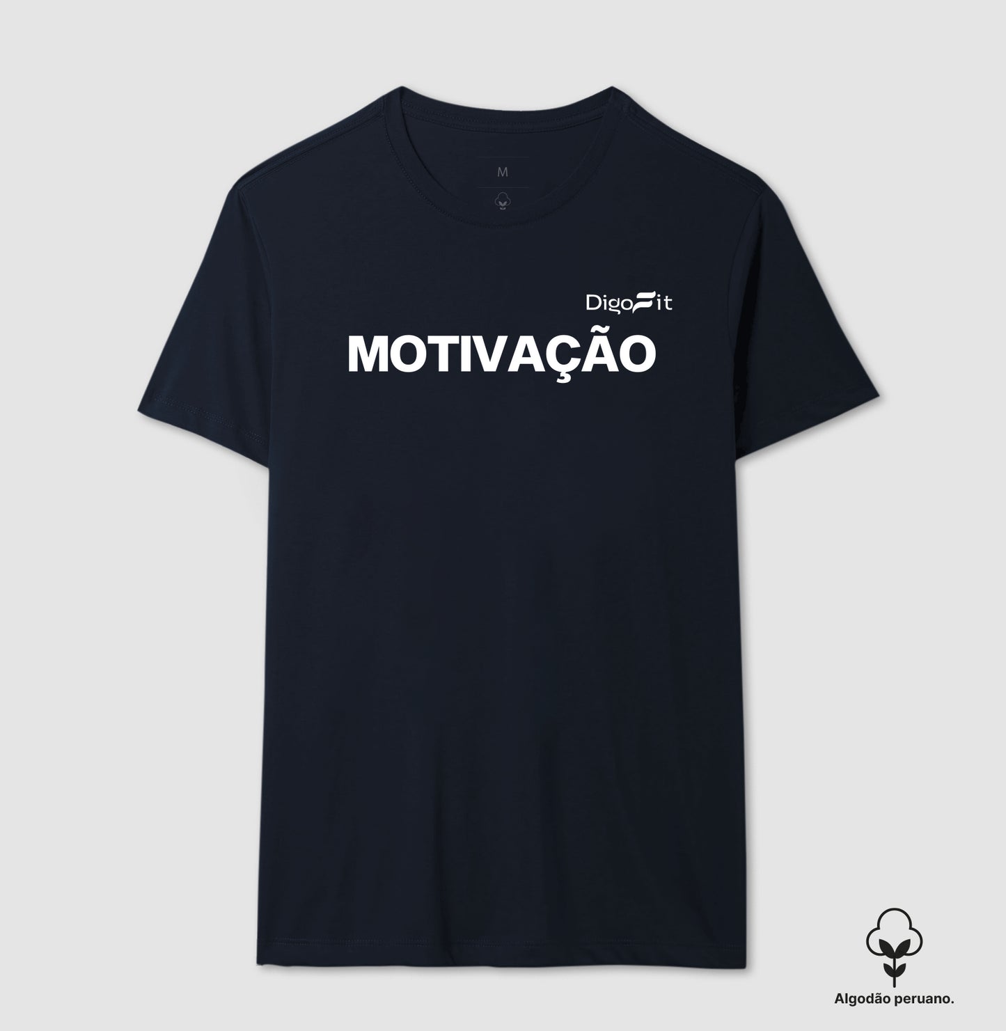 CAMISETA ALGODÃO PERUANO ACADEMIA MOTIVAÇÃO