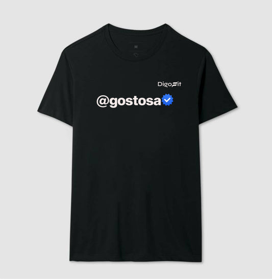 CAMISETA ACADEMIA VERIFICADA COMO UMA GOSTOSA