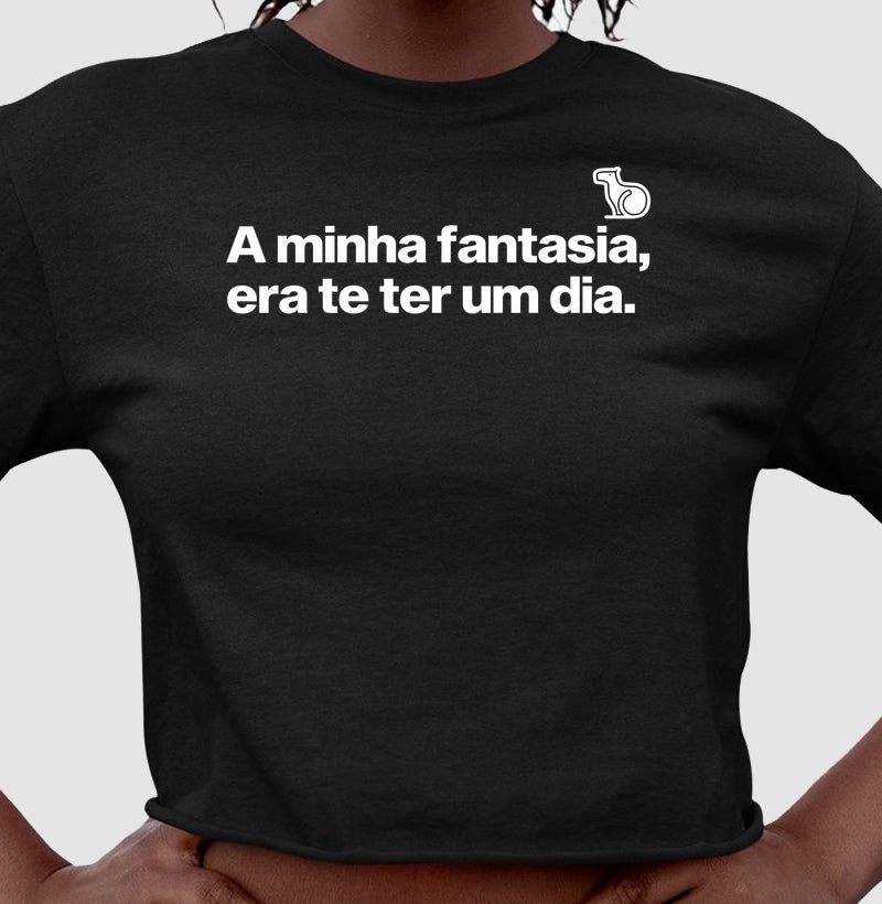 CAMISETA / REGATA / CROPPED CARNAVAL MINHA FANTASIA