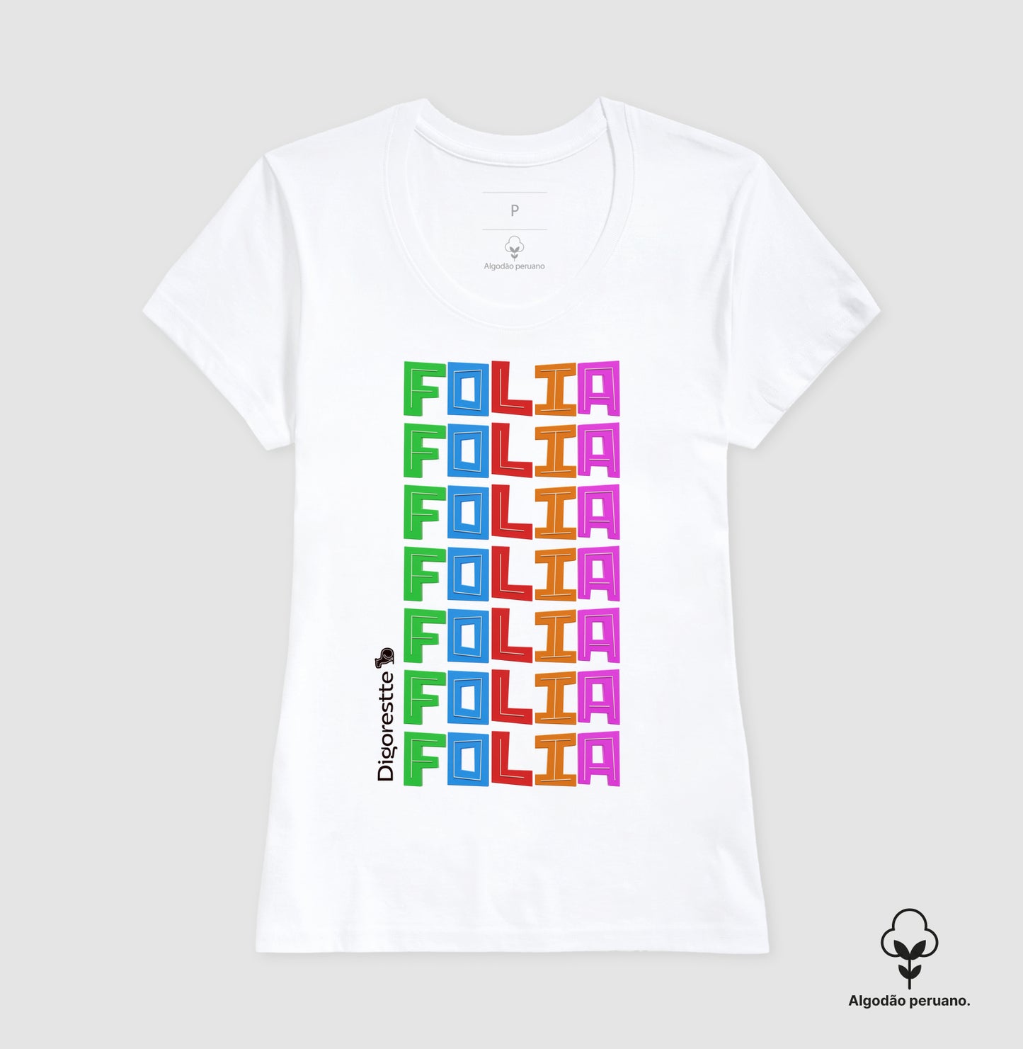 CAMISETA PRIME CARNAVAL FOLIA FOLIA