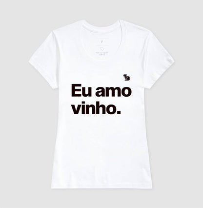 CAMISETA CASAL EU AMO VINHO