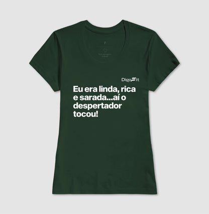 CAMISETA ACADEMIA LINDA RICA E SARADA