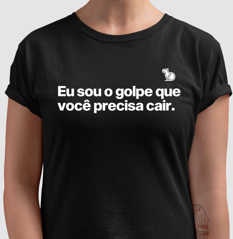 CARNAVAL / REGATA / CROPPED CARNAVAL EU SOU O GOLPE QUE VOCÊ PRECISA CAIR