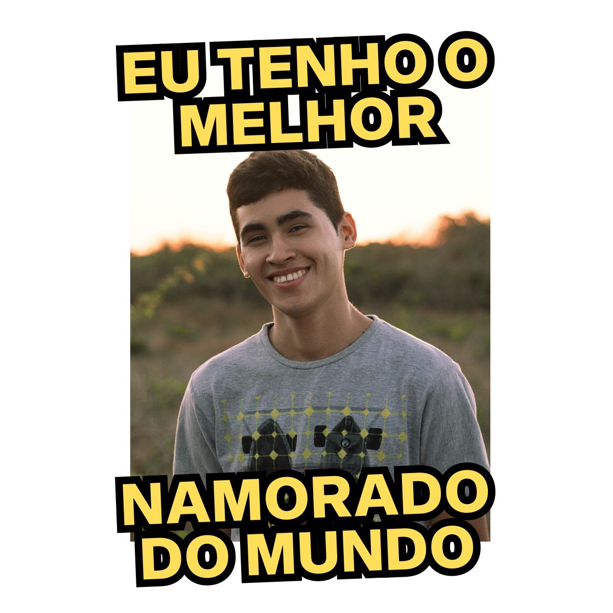 Camiseta personalizada com foto namorado 02