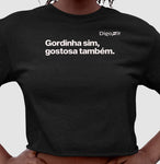 CROPPED ACADEMIA GORDINHA SIM GOSTOSA TAMBÉM