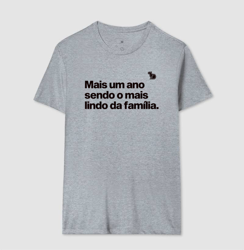 CAMISETA ANO NOVO MAIS UM ANO SENDO O MAIS LINDO