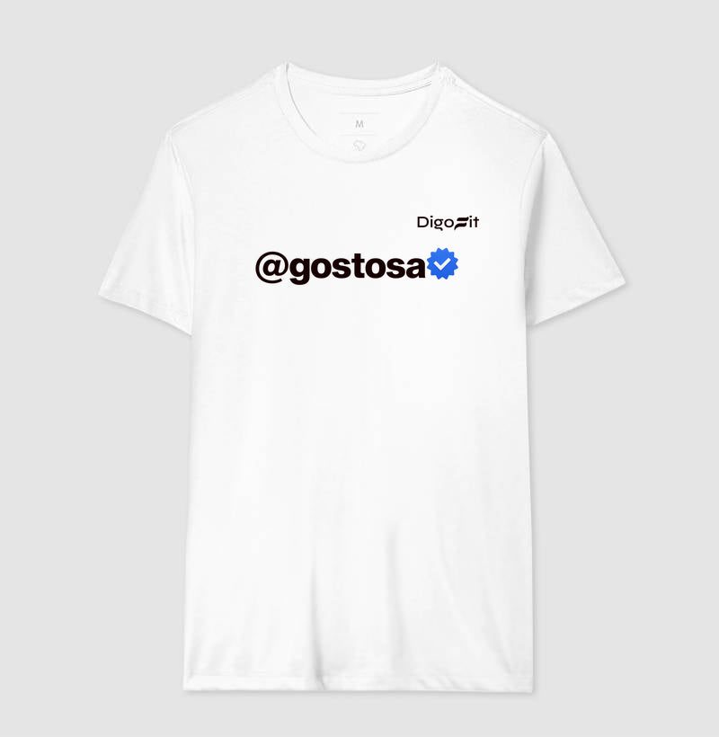 CAMISETA ACADEMIA VERIFICADA COMO UMA GOSTOSA