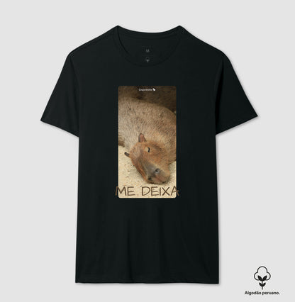 CAMISETA ALGODÃO PERUANO CAPIVARA ME DEIXA