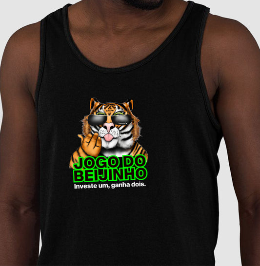 CAMISETA REGATA CARNAVAL JOGO DO BEIJINHO