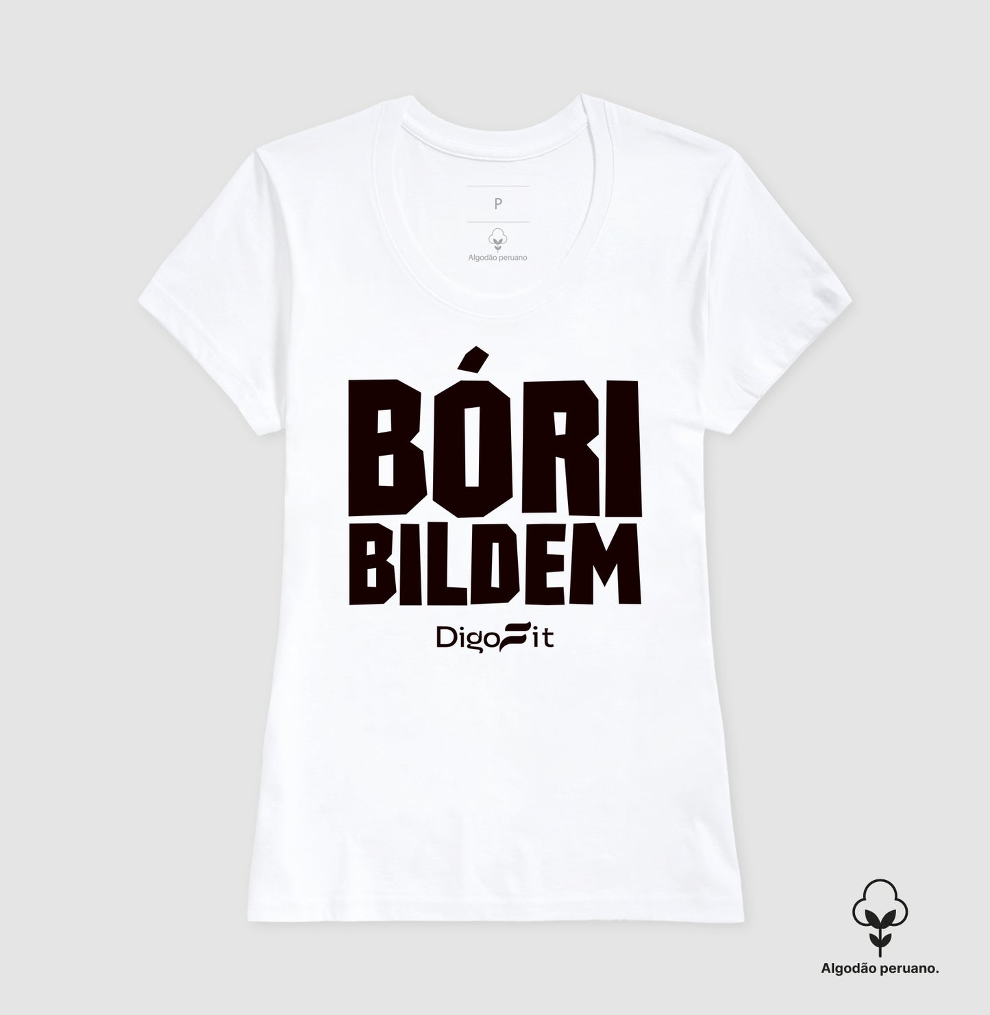 CAMISETA ALGODÃO PERUANO ACADEMIA BÓRI BILDEM