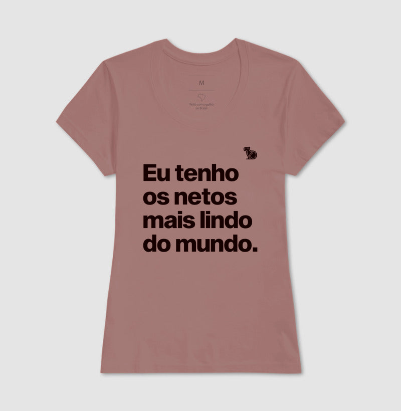 CAMISETA EU TENHO OS NETOS MAIS LINDOS