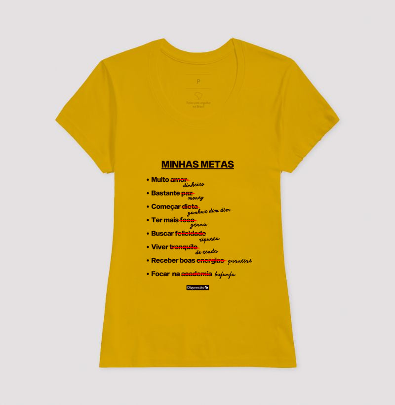 CAMISETA ANO NOVO MINHAS METAS