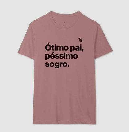 CAMISETA ÓTIMO PAI PÉSSIMO SOGRO