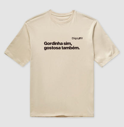 OVERSIZED ACADEMIA GORDINHA SIM GOSTOSA TAMBÉM