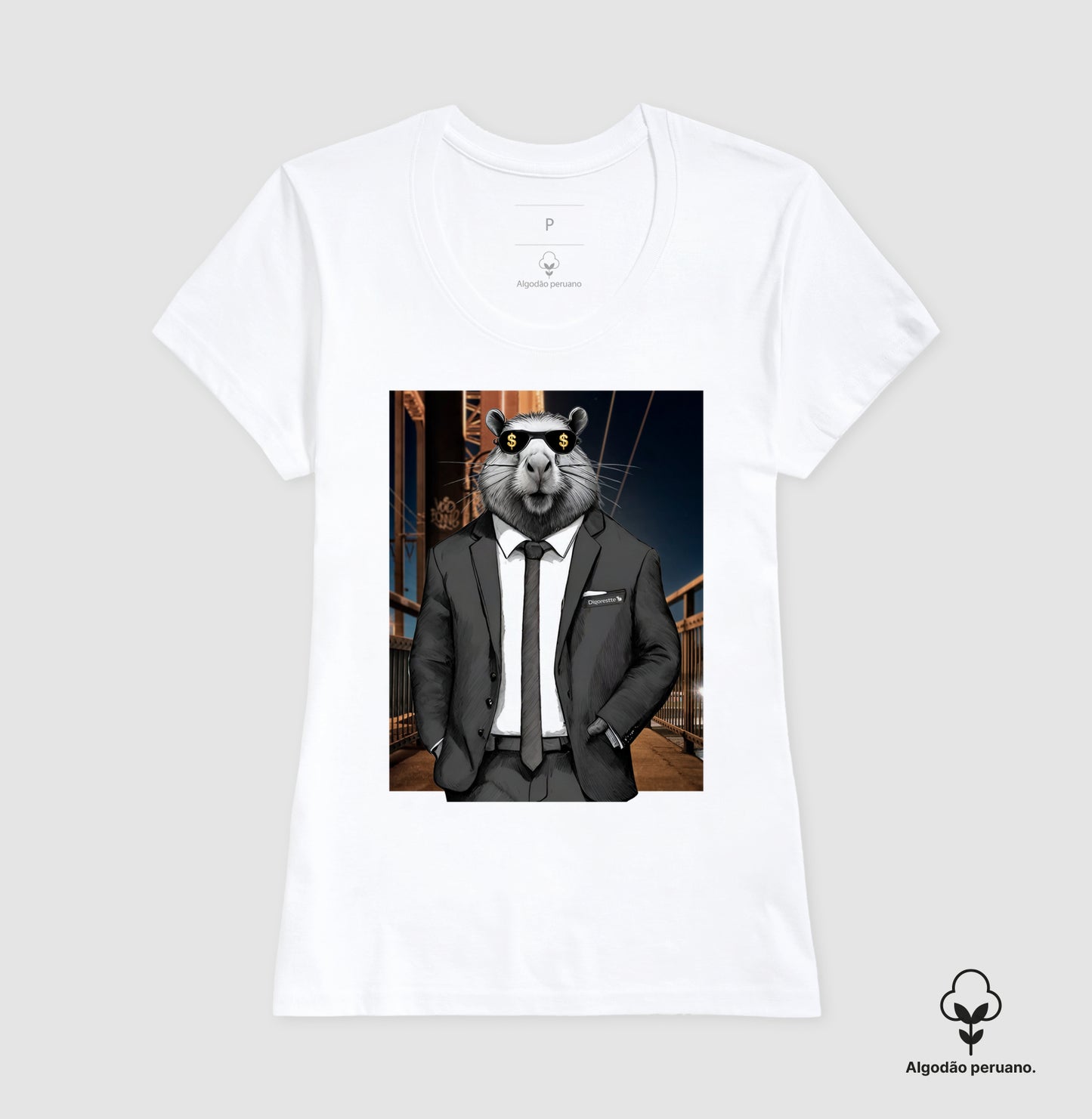 CAMISETA ALGODÃO PERUANO CAPIVARA BIG BOSS