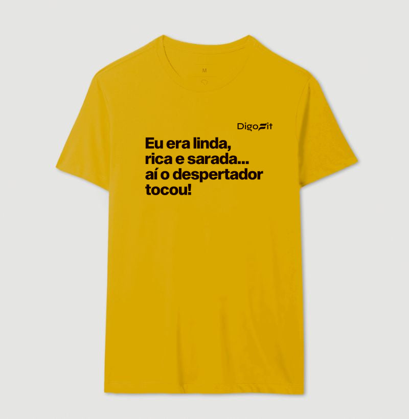 CAMISETA ACADEMIA LINDA RICA E SARADA