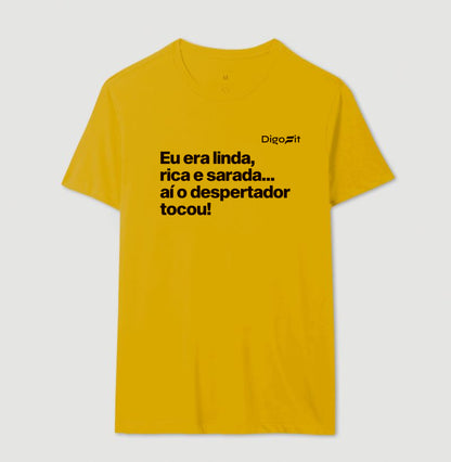 CAMISETA ACADEMIA LINDA RICA E SARADA