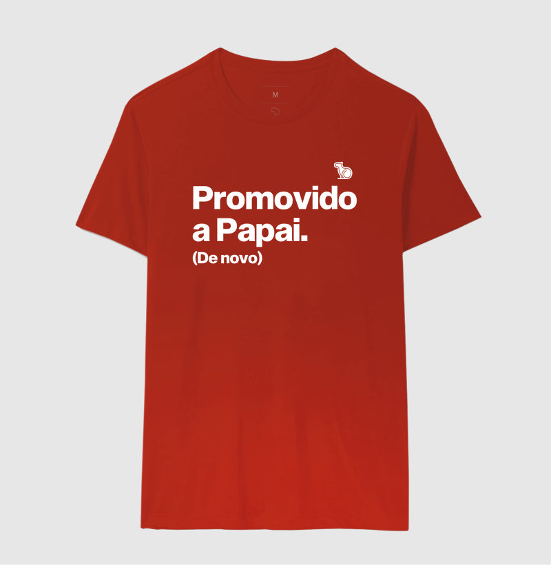 CAMISETA PROMOVIDO A PAPAI (DE NOVO)
