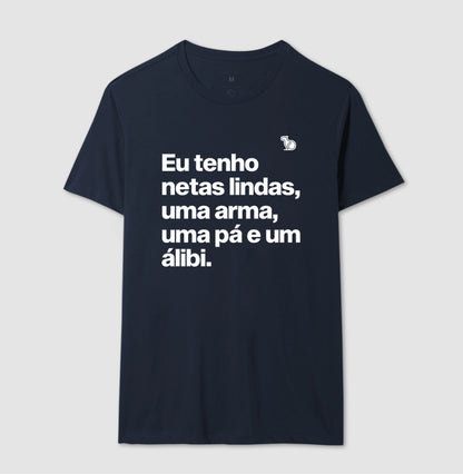 CAMISETA AVÔ COM ÁLIBI - NETAS
