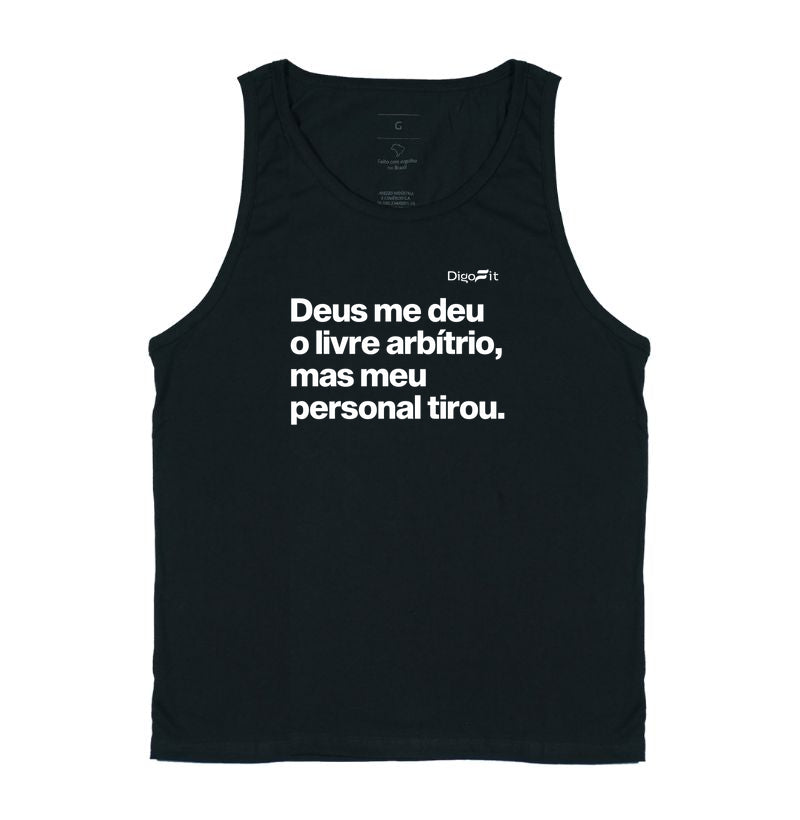 REGATA ACADEMIA MEU PERSONAL TIROU MEU LIVRE ARBÍTRIO
