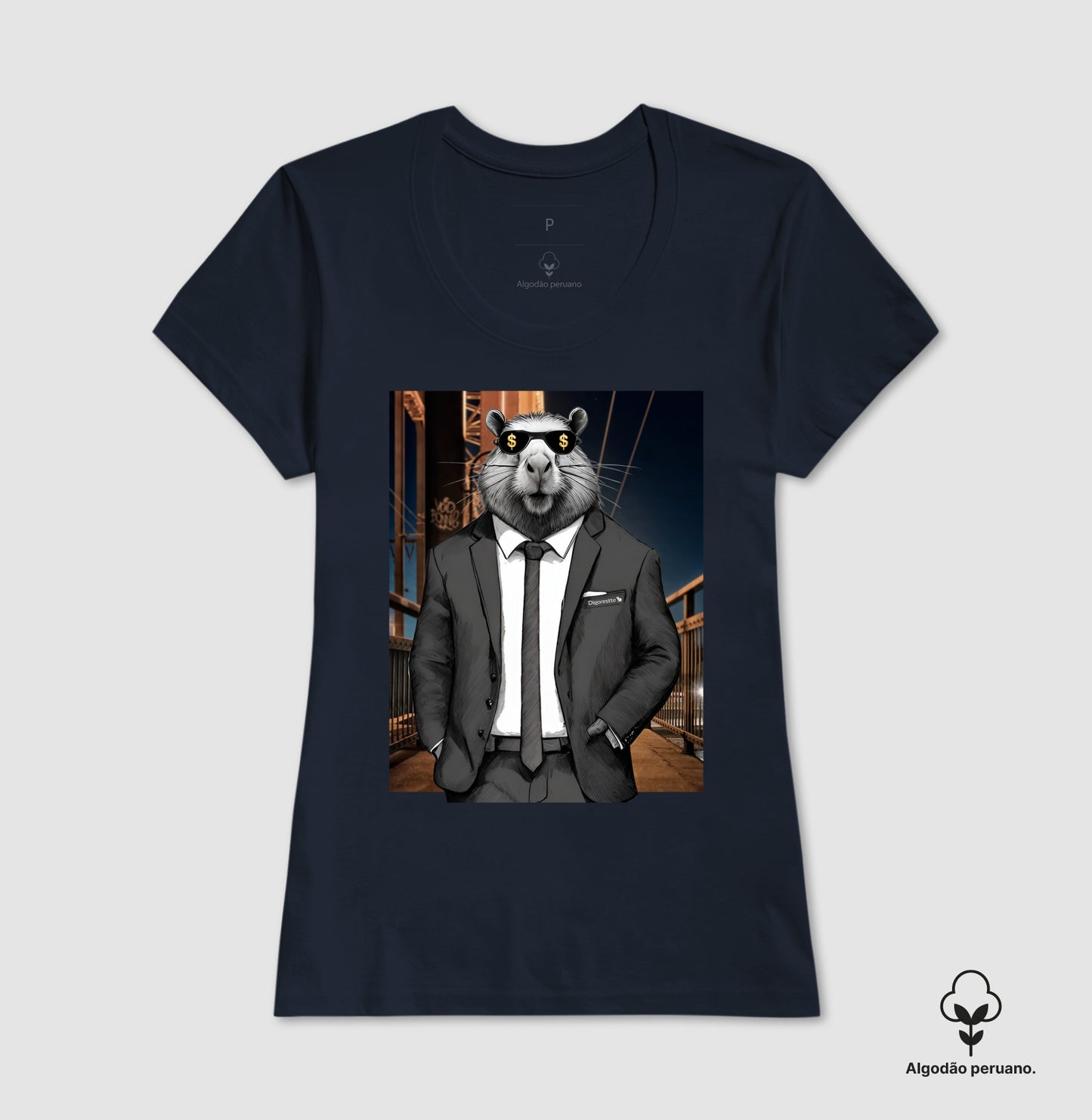 CAMISETA ALGODÃO PERUANO CAPIVARA BIG BOSS