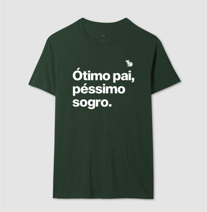CAMISETA ÓTIMO PAI PÉSSIMO SOGRO