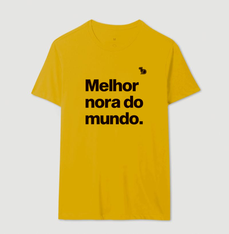 CAMISETA MELHOR NORA DO MUNDO