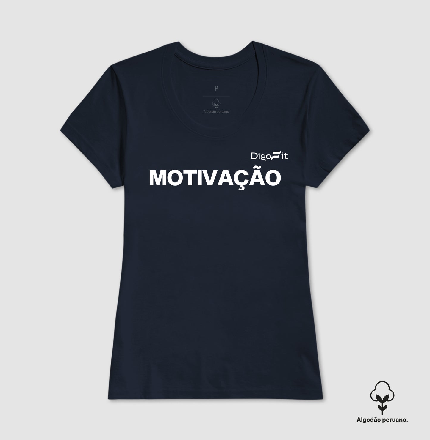 CAMISETA ALGODÃO PERUANO ACADEMIA MOTIVAÇÃO