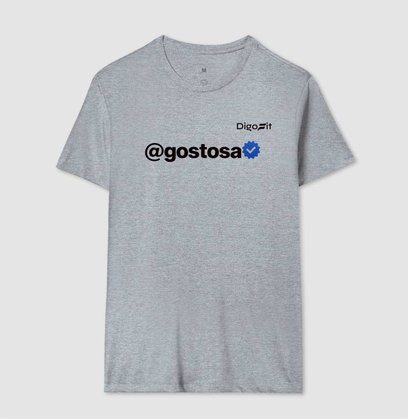 CAMISETA ACADEMIA VERIFICADA COMO UMA GOSTOSA