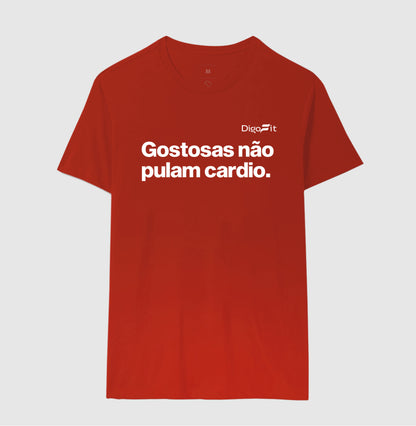 CAMISETA ACADEMIA GOSTOSAS NÃO PULAM CARDIO