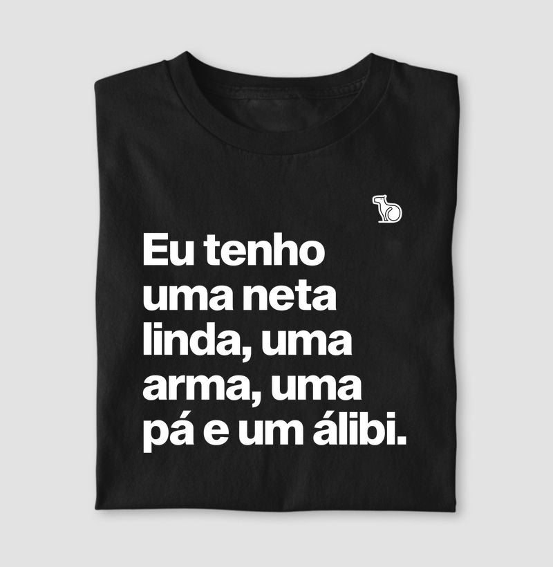 CAMISETA AVÔ COM ÁLIBI - NETA