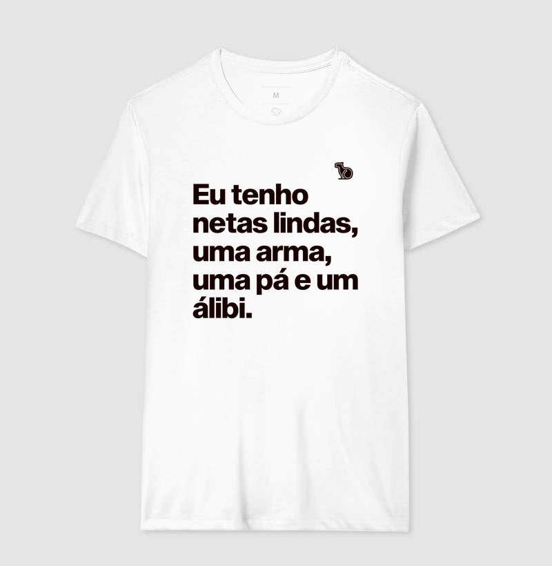 CAMISETA AVÔ COM ÁLIBI - NETAS