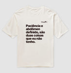 OVERSIZED ACADEMIA PACIÊNCIA E ABDÔMEN DEFINIDO