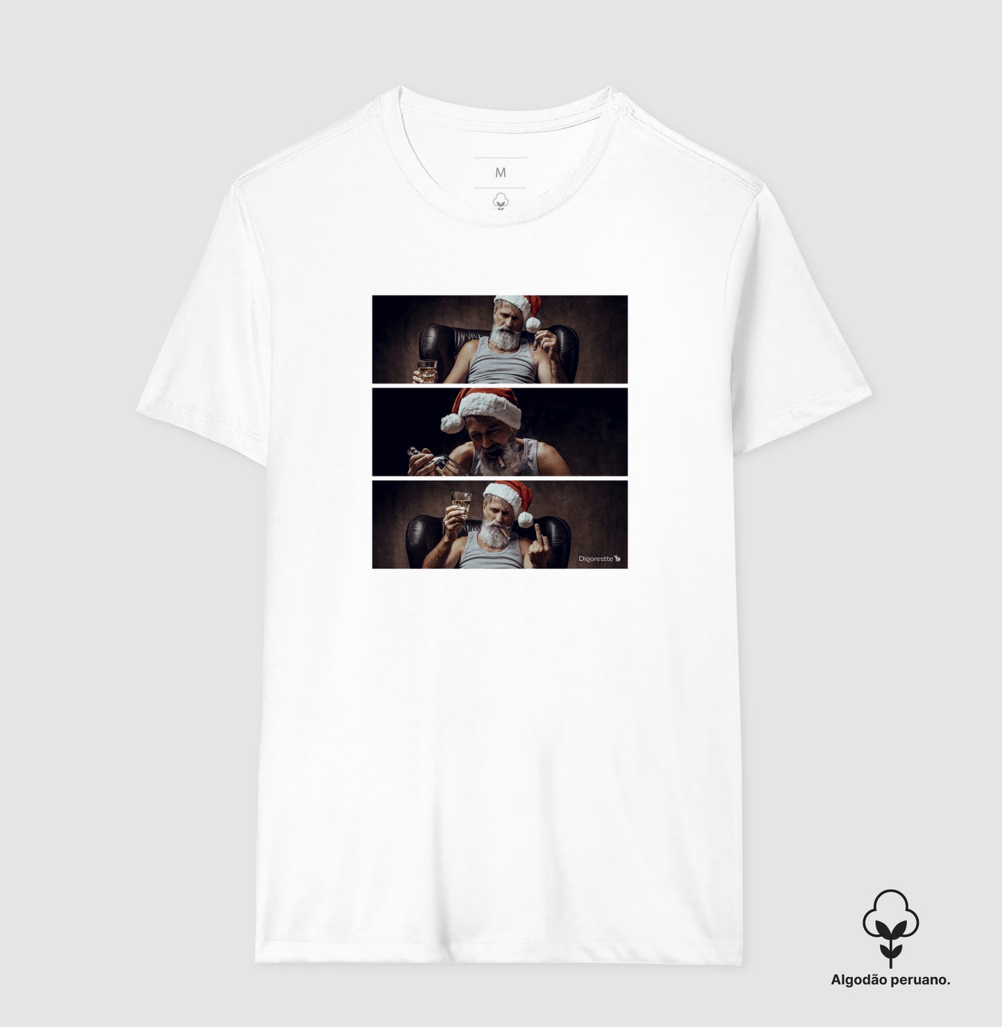 CAMISETA ALGODÃO PERUANO BAD NOEL