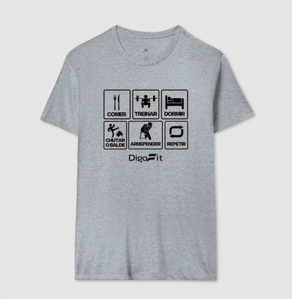 CAMISETA ACADEMIA CHUTANDO O BALDE