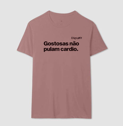 CAMISETA ACADEMIA GOSTOSAS NÃO PULAM CARDIO