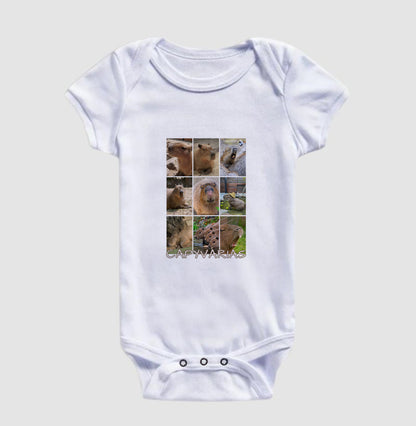 CAMISETA / BODY INFANTIL CAPIVÁRIAS