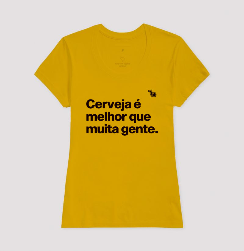 CAMISETA CERVEJA É MELHOR QUE MUITA GENTE