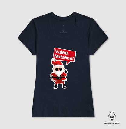 CAMISETA ALGODÃO PERUANO NATAL VALEU NATALIANA