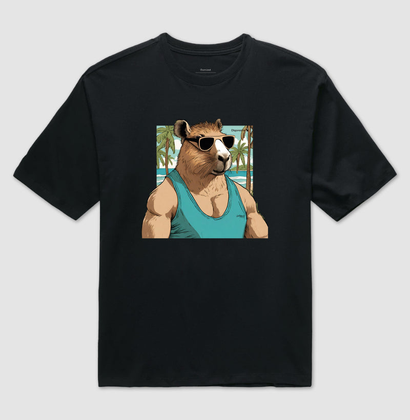 CAMISETA / PRIME / OVERSIZED CAPYBARA SUN