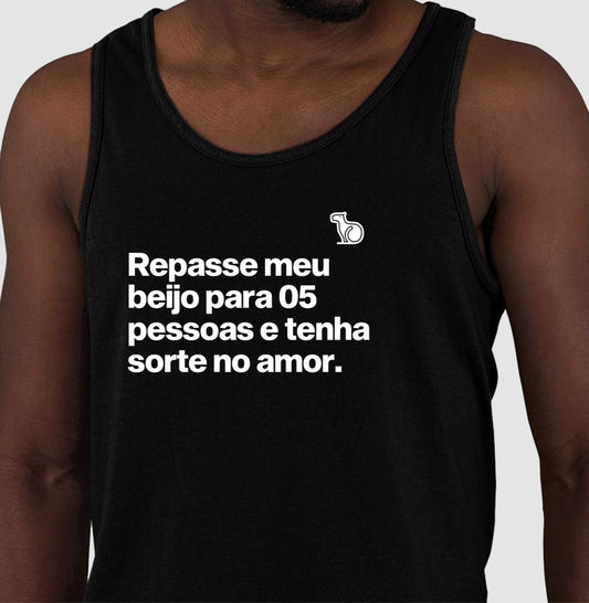 CAMISETA REGATA CARNAVAL REPASSE MEU BEIJO