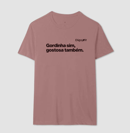 CAMISETA ACADEMIA GORDINHA SIM GOSTOSA TAMBÉM