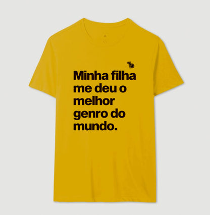 CAMISETA MINHA FILHA ME DEU O MELHOR GENRO DO MUNDO