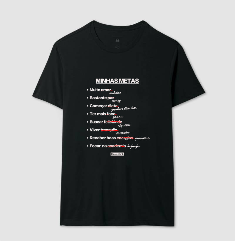 CAMISETA ANO NOVO MINHAS METAS