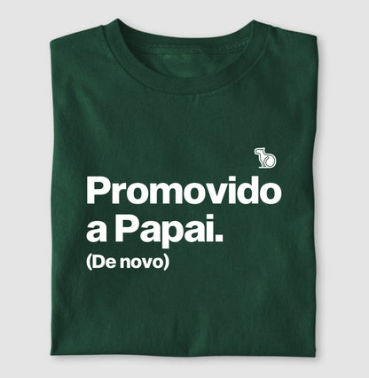 CAMISETA PROMOVIDO A PAPAI (DE NOVO)