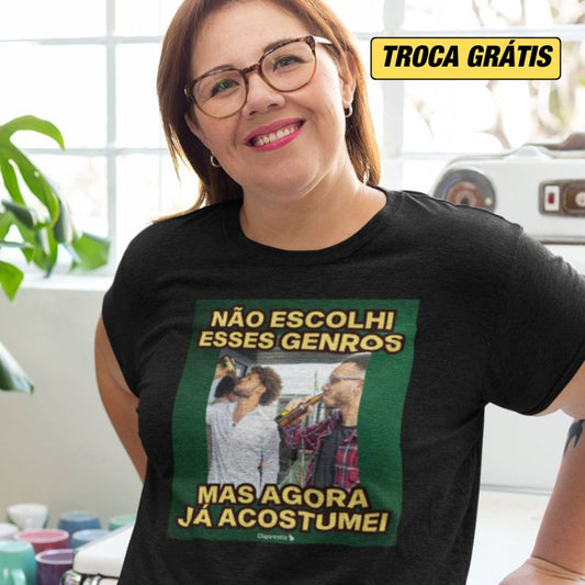 CAMISETA PERSONALIZADA COM FOTO - GENRO / NORA