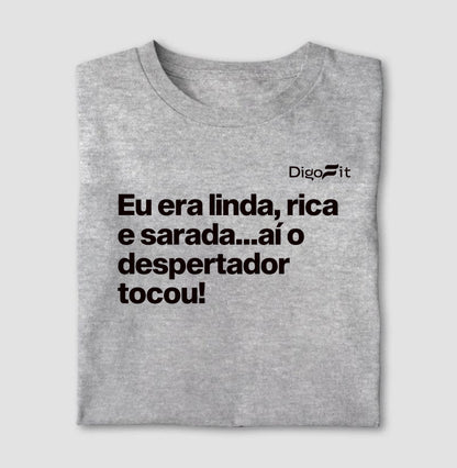 CAMISETA ACADEMIA LINDA RICA E SARADA