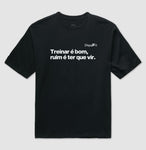 OVERSIZED ACADEMIA TREINAR É BOM RUIM É TER QUE VIR